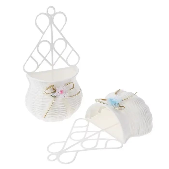 Vase en rotin Élfait à la main pour la décoration intérieure