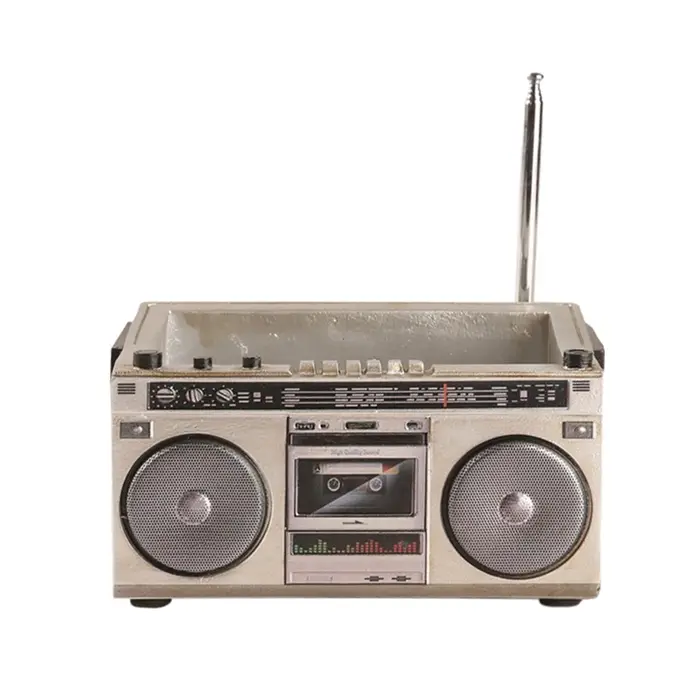 Jardinière multifonctionnelle en forme de Radio, Pot de fleur innovant rétro, décoration de maison,