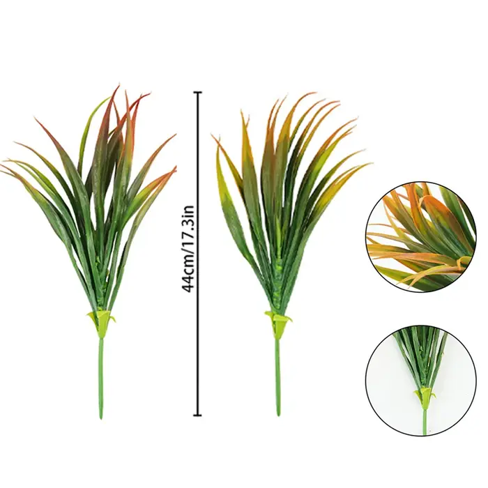 2/8 pièces Plantes artificielles Agave Orchidée, fausses plantes en plastique pour la décoration d'automne de la maison, du jardin, de la table, du bureau, de la cour et de la pièce