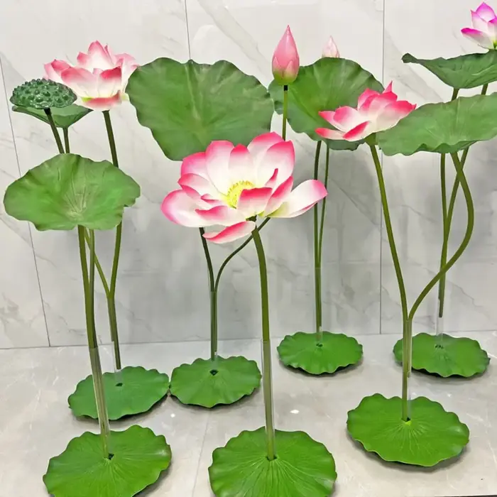 Fleur artificielle paysagère artistique
