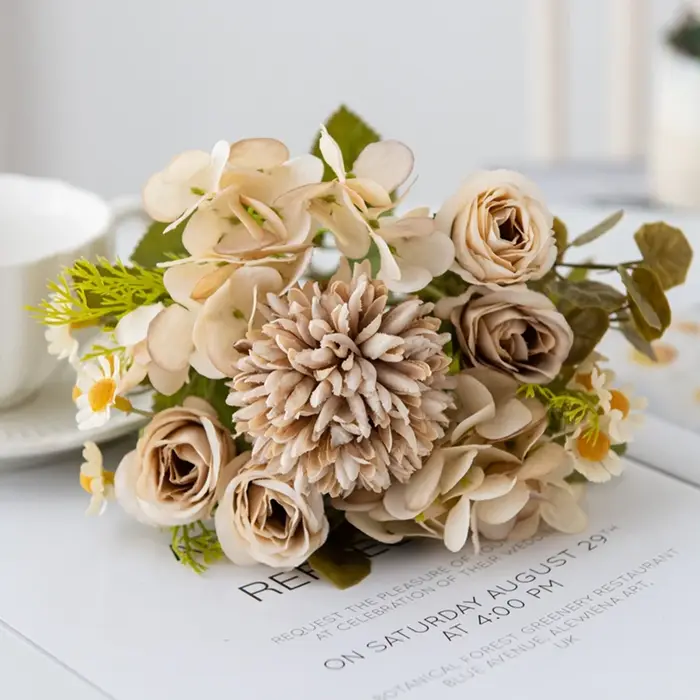 Fleurs artificielles de camomille pour la maison
