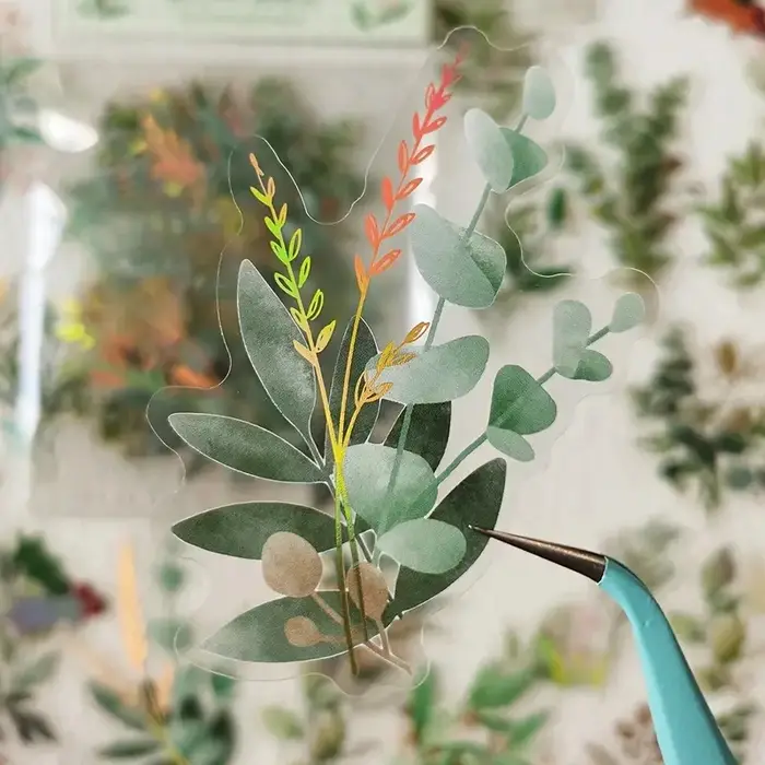 40 pièces itinérant rêves Vintage INS fleur plante autocollants décoratif bâton étiquettes journal Album fait à la main matériel de Scrapbooking