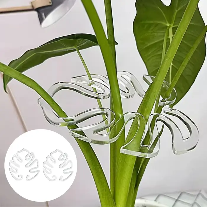 Support pour plantes en forme de Monstera