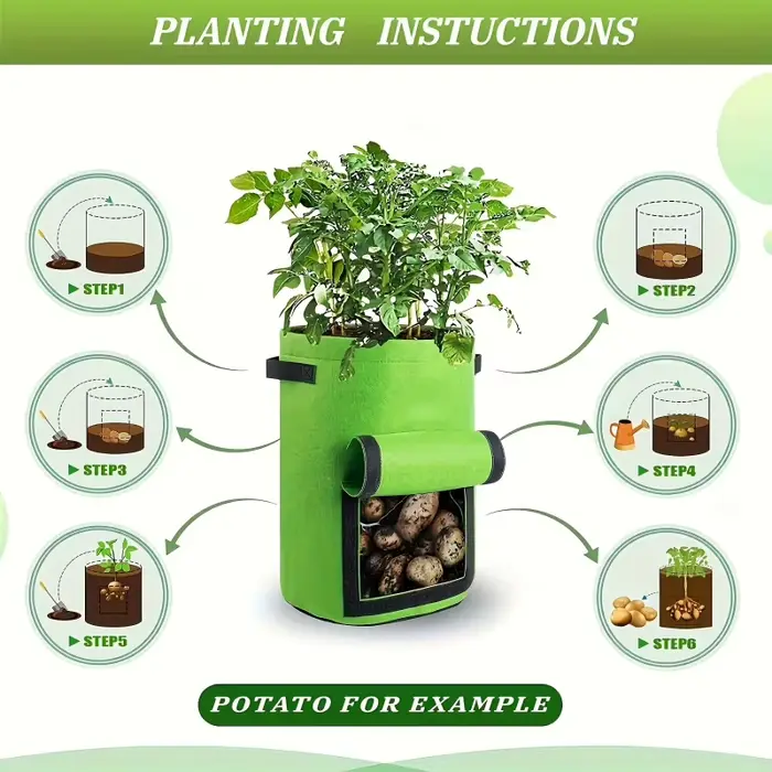 Sac de plantation rond non tissé