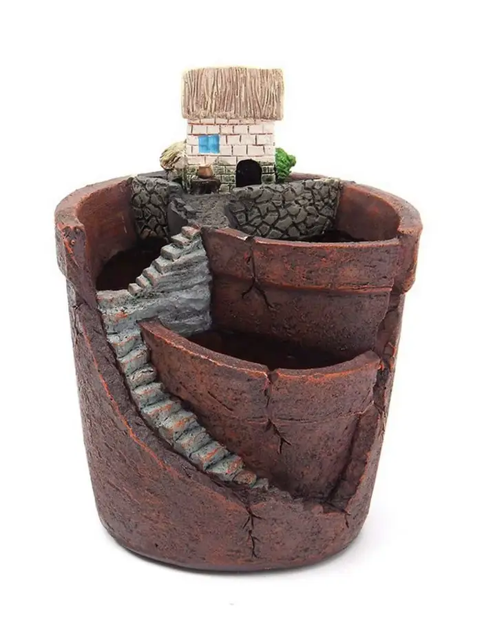 Pot de fleur succulent rond créatif nordique