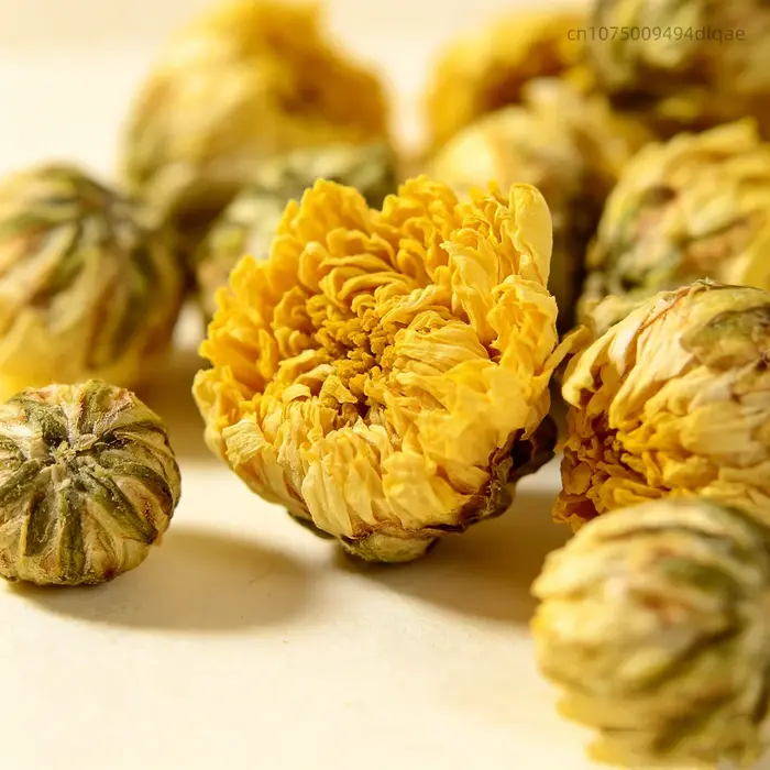 Bouquet de chrysanthèmes naturels séchés de qualité supérieure pour décoration de mariage