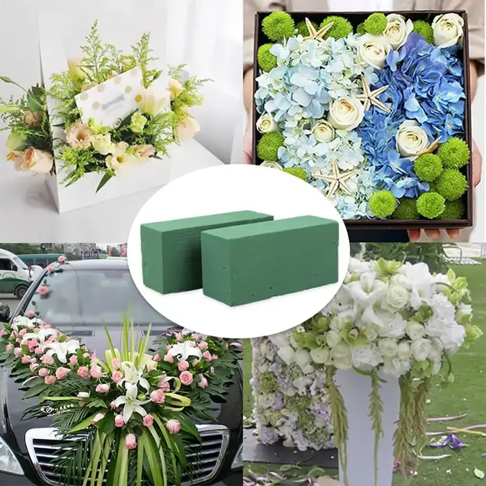 Mousses florales vertes hautement absorbantes