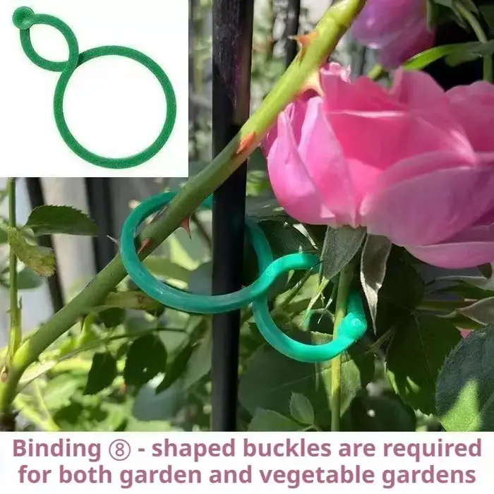 Attaches de jardinage torsadées pour plantes