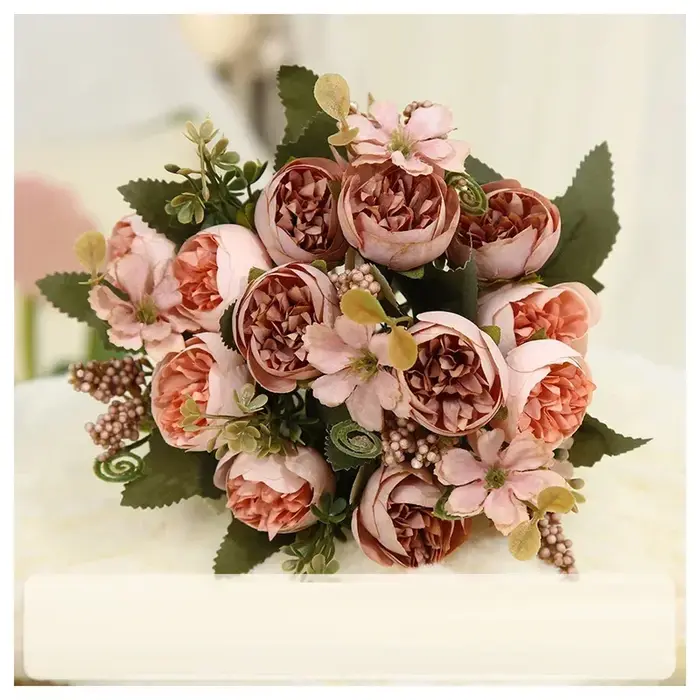 Petites Fleurs Artificielles pour Décoration de Chambre à Coucher