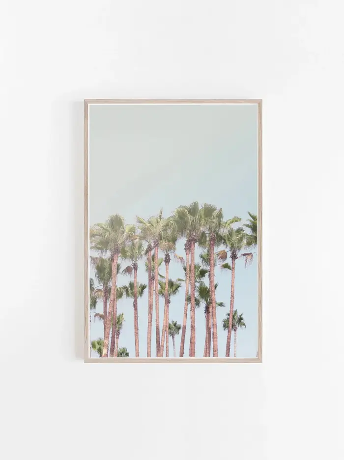 Peinture sur toile pastel botanique moderne