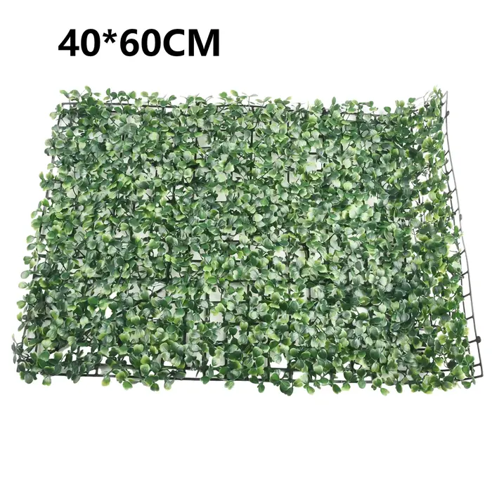 40x60cm plante artificielle feuillage haie verdure panneau décor mur clôture tapis réel toucher pelo