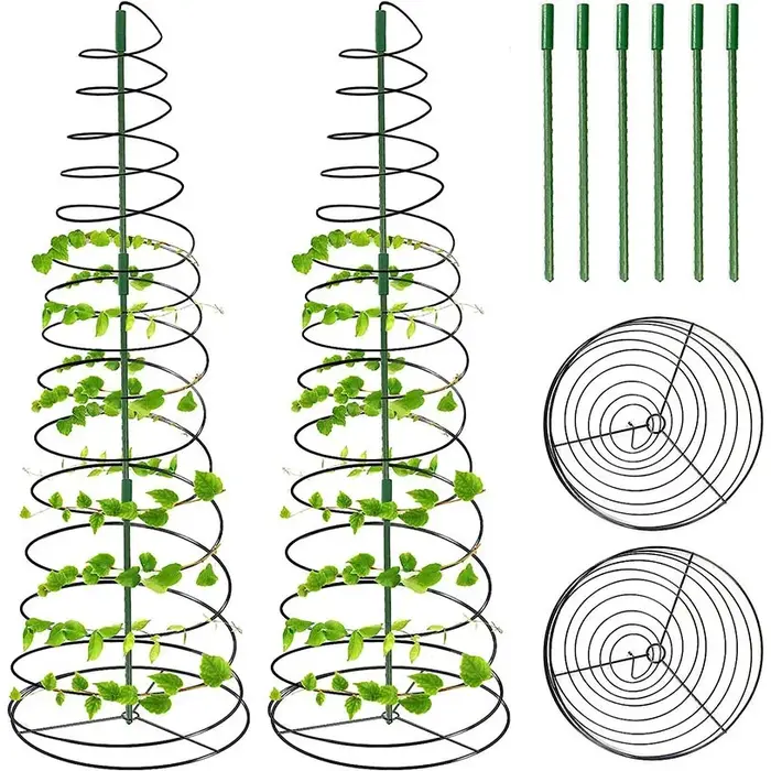 Support de plante en spirale réglable