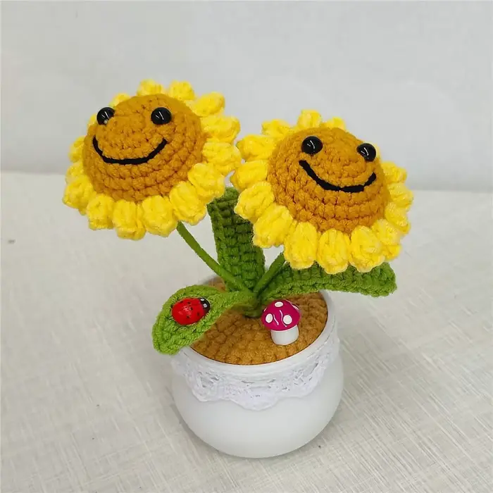 Pot de fleur de pois de tournesol zvisé