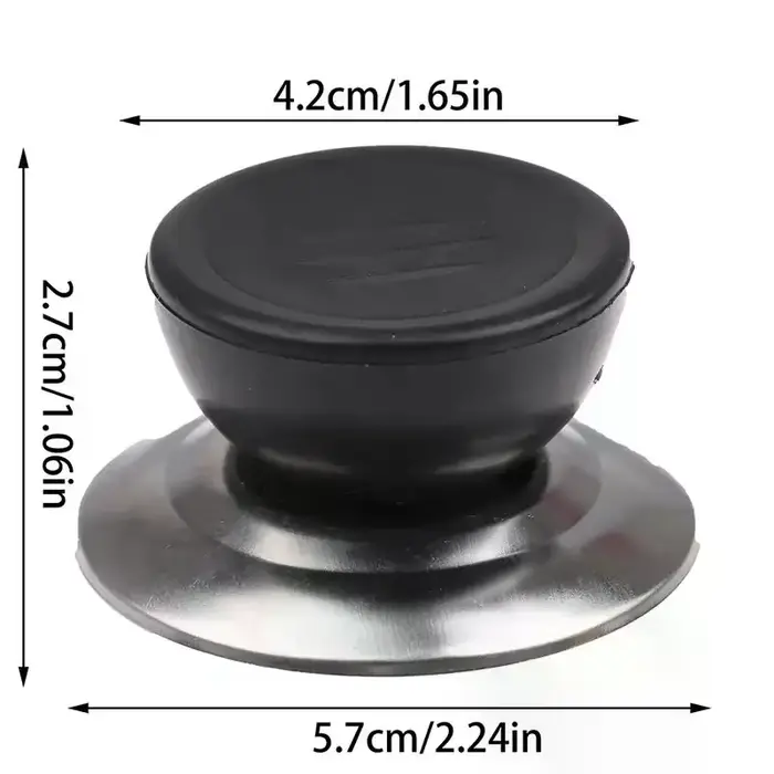 Bouton de Pot en verre et plastique universel