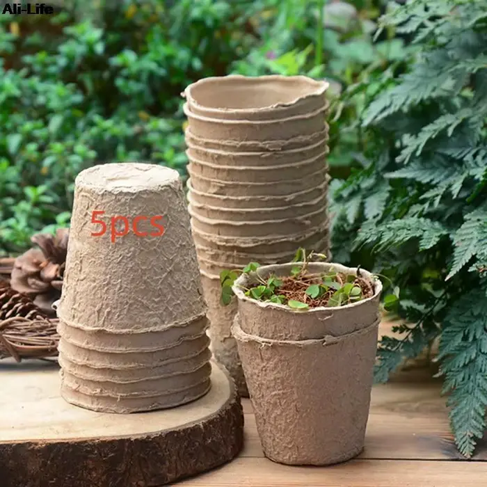 Petit pot de fleur carré avec humidité, pot de pépinière, pot de jardinage transparent breton, pots 