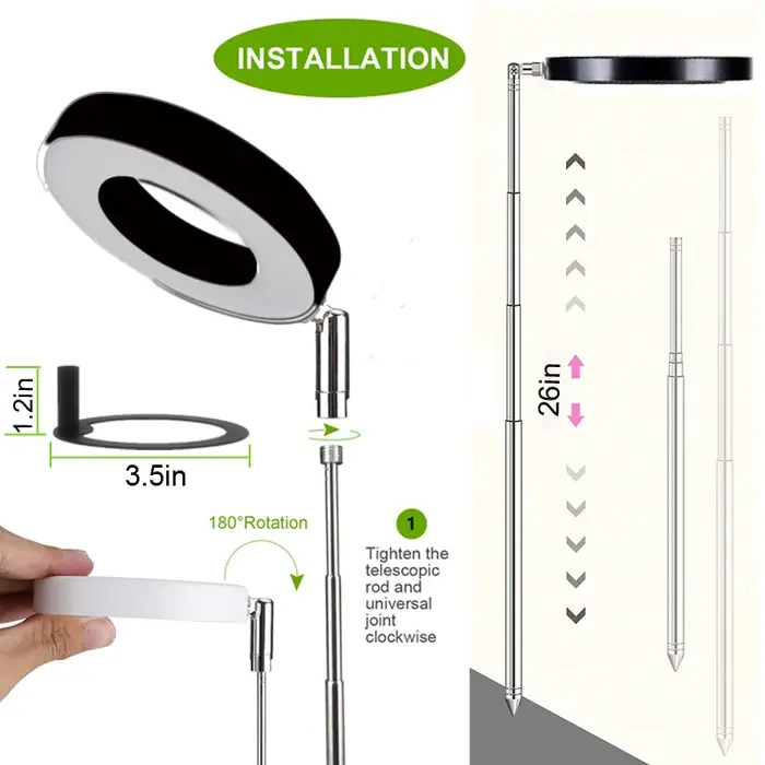 Lampe de croissance LED pour plantes d'intérieur