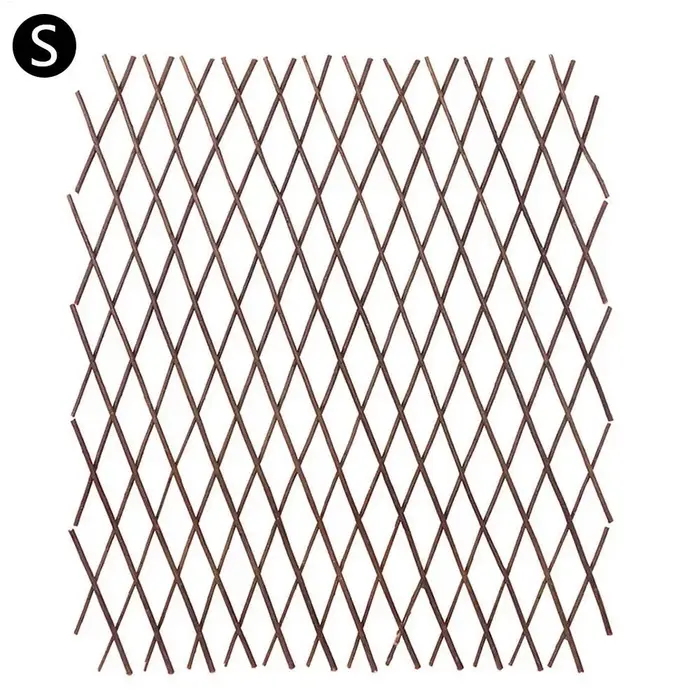 Clôture en bois rétractable Durable pour plantes, cadre d'escalade, support de décoration en treilli