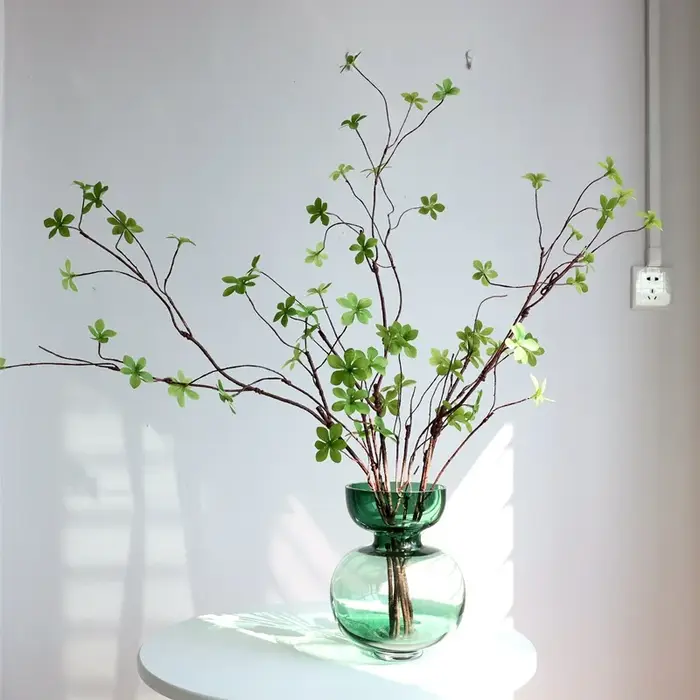3 pièces de plantes artificielles en soie