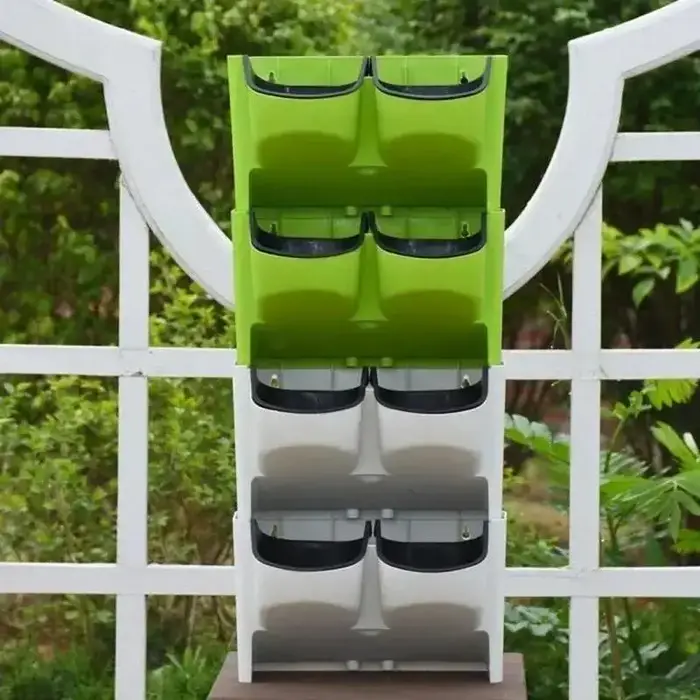 1 pièces nouveau jardinière verticale verdissement intérieur et extérieur balcon suspendu Pot de fleur créatif résine
