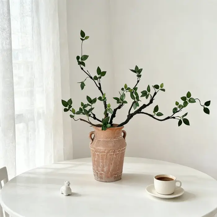 Branches artificielles vertes de 43 cm pour centre de table