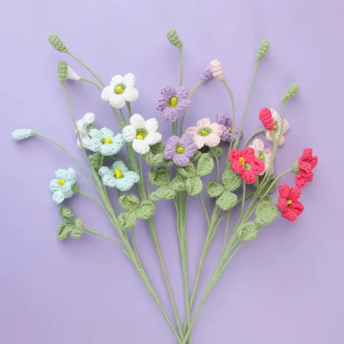 Bouquet au Crochet Oxalis mignon