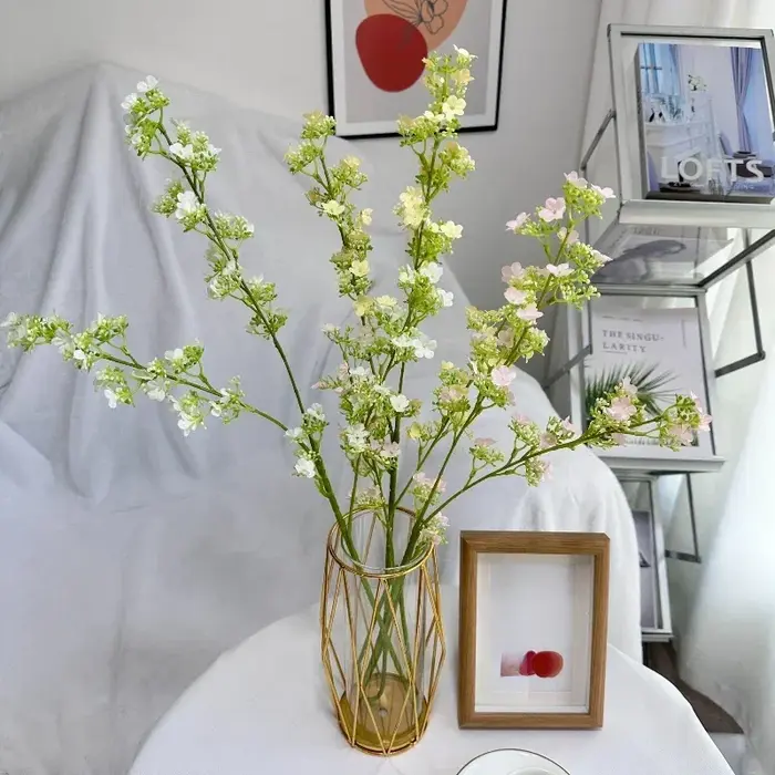 Fausses fleurs artificielles pour décoration de mariage
