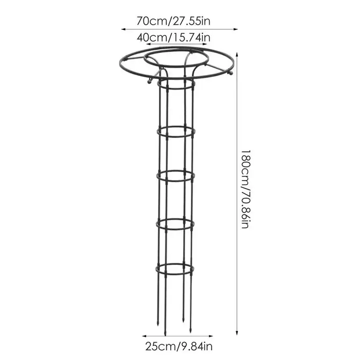 Treillis pour plantes grimpantes, support vertical pour légumes, cadre de support pour jardinage ext