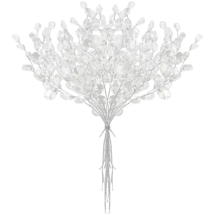 5/10pcs Fleur Artificielle Acrylique Gouttelette D'eau À La Main De Noël Halloween Chambre Décor Mar