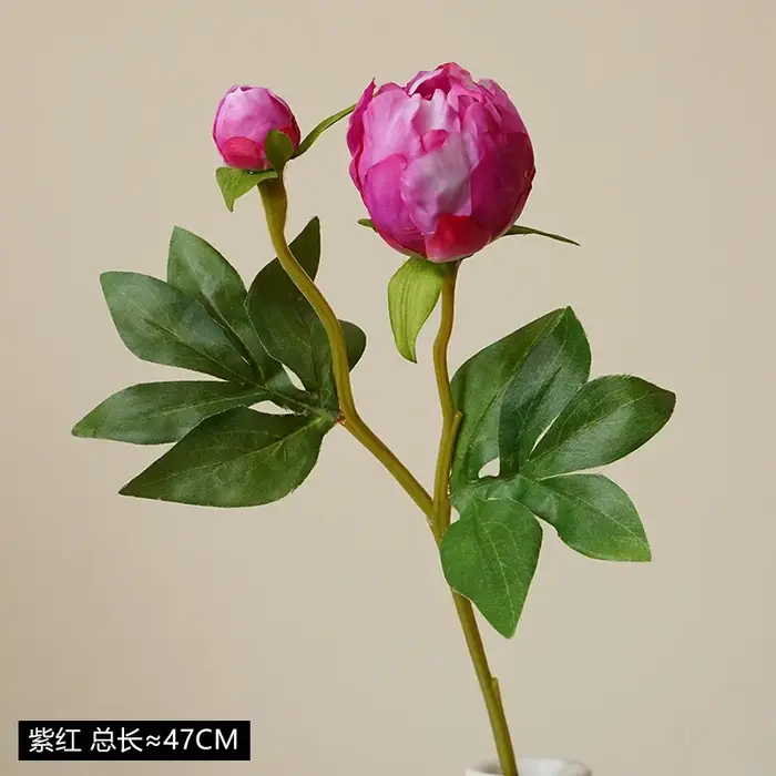 Arrangement artistique maison fête décembre Style européen simulé pivoine Mini fausse fleur artifici