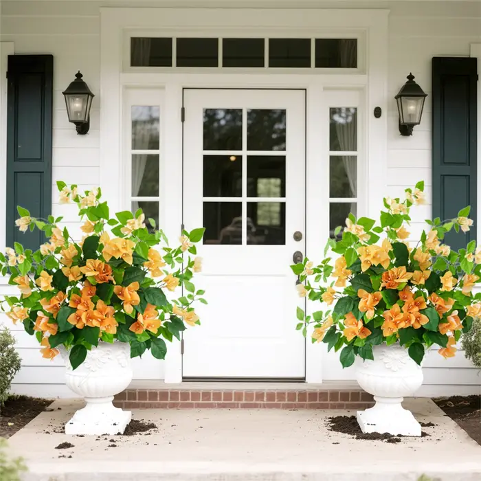 Bougainvillea artificielle florale à longue tige plantes