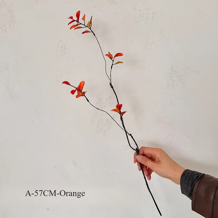 Branches d'automne artificielles de 22 pouces, fausse plante de Style chinois pour la décoration de 