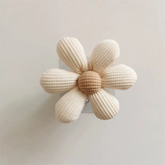 Crochet à fleurs support minimaliste crochet collant en bois crochet à serviettes à fleurs pour sall