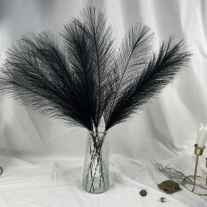 7 pièces moelleux Pampas herbe Boho décor fleur fausse plante roseau simulé fête de mariage décorati