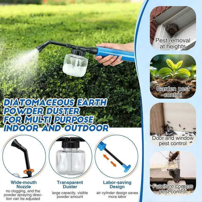 Applicateur de poudre de jardin