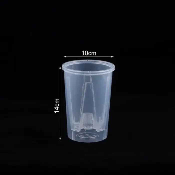 ♩ Pots à orchidées en plastique transparent avec trous, pot à plantes auto-arrosant transparent pour