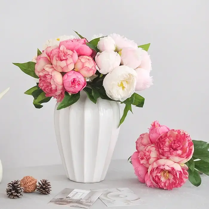 Bouquet de Pivoines Artificielles