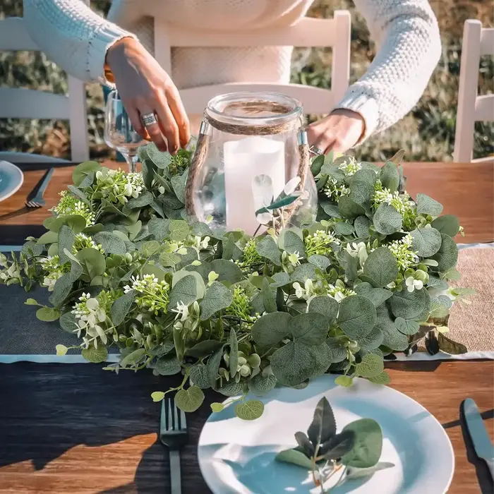 Plantes grimpantes artificielles vertes pour décorations de fêtes