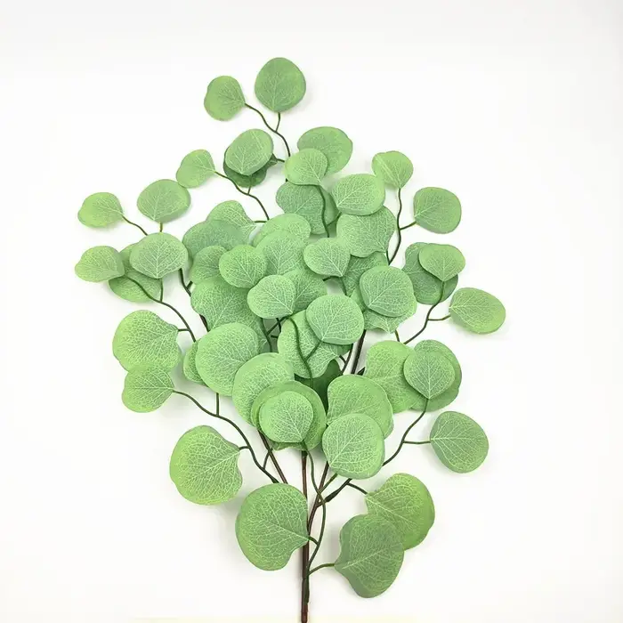 Aloès vert 6 pièces plante de Simulation de mariage feuille d'eucalyptus en soie fausse fleur plantes vertes