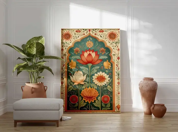 Affiche murale fleur de lotus
