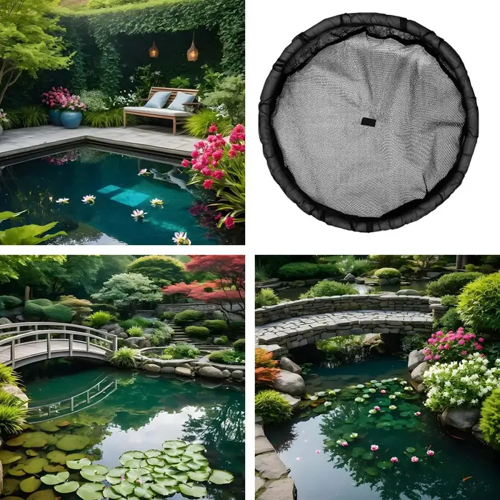 Île flottante ronde pour bassin, île flottante pour plantes, 17,7 pouces, protection des plantes pour bassin de jardin