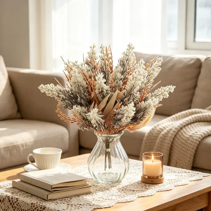 Plantes artificielles, roseaux, couronnes de mariage, décorations de jardin extérieur, cadeaux DIY, fleurs, bouquets de mariée, guirlandes, décorations de festival, de maison, de chambre et de table