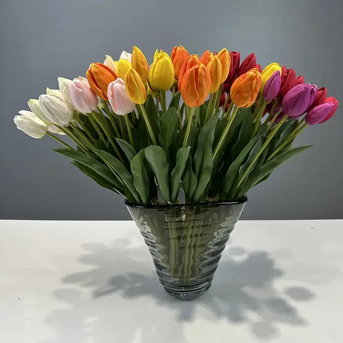 Bouquet de tulipes artificielles en PU