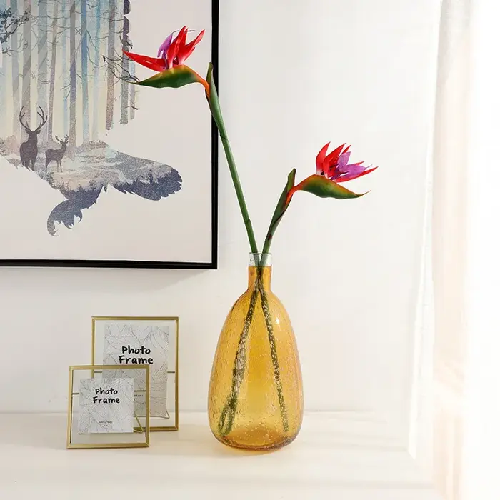 Fleur artificielle petit oiseau du paradis 80CM