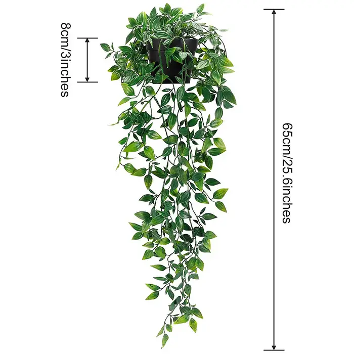 Plante artificielle grimpante avec pot