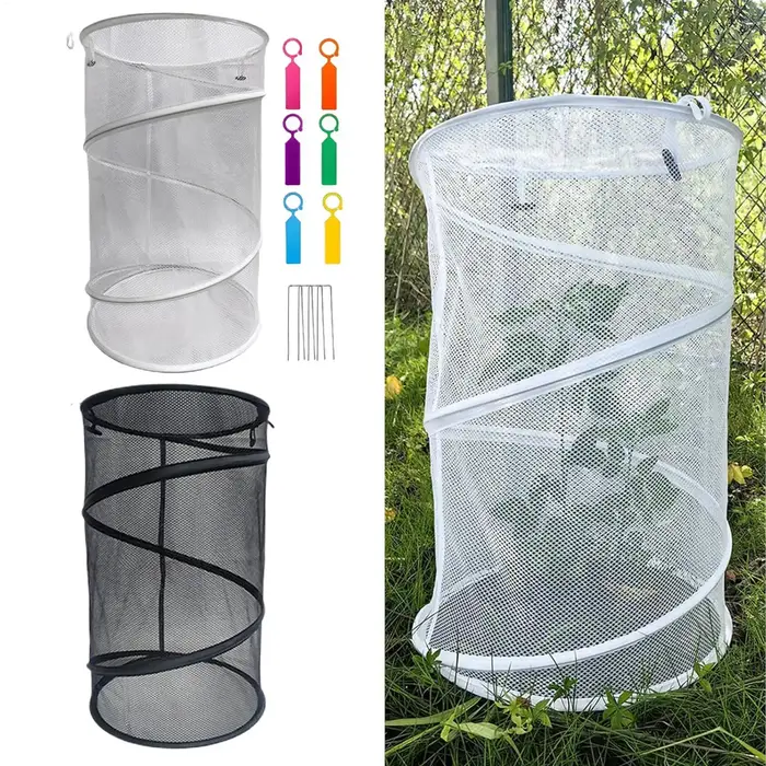 Cloches de protection pour plantes de jardin avec 4 piquets de sol et 6 cartes d'identification