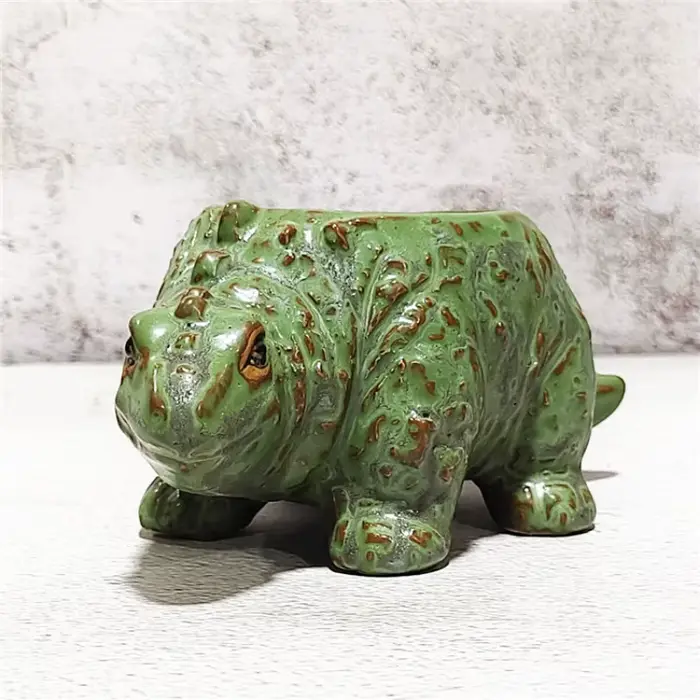 Pot de fleur de dinosaure de dessin animé mignon créatif
