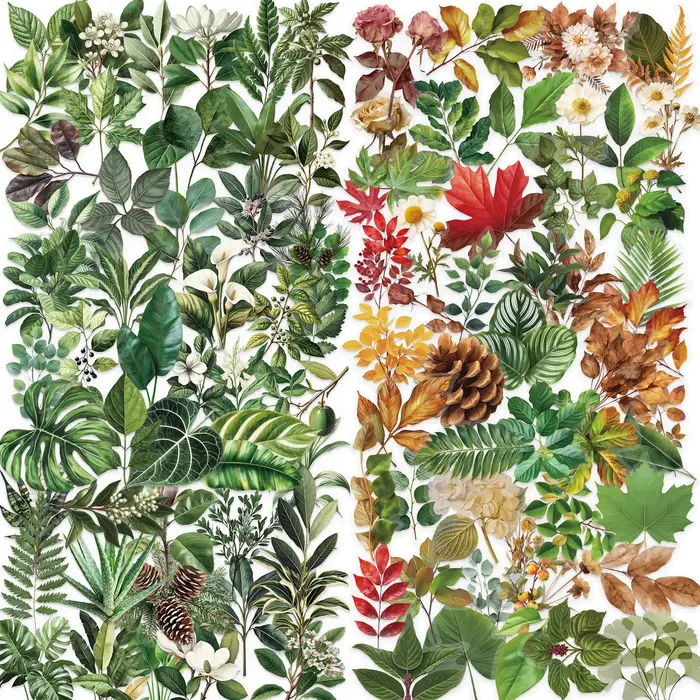 Autocollants Graffiti feuilles de plantes