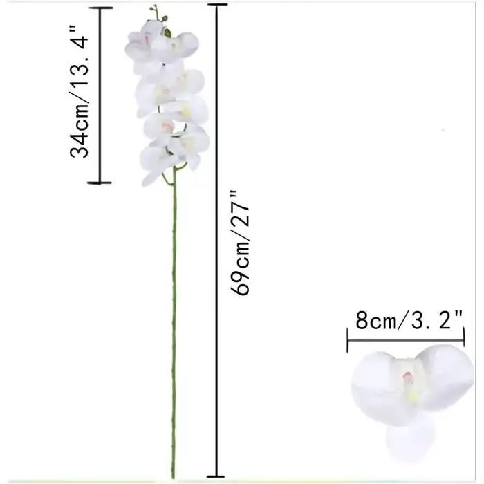 70 cm orchidée Phalaenopsis fausses fleurs