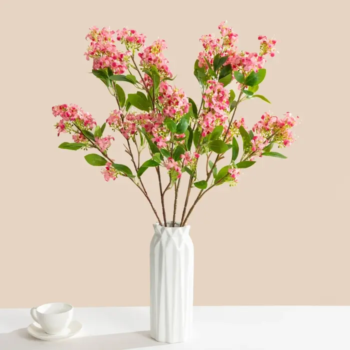 Soie artificielle lilas fleurs mariage nuptiale Bouquet maison salle extérieure Garden Party Arch bricolage cadeau
