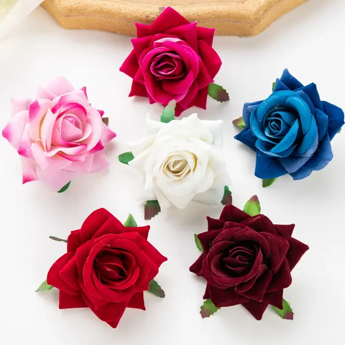 Roses rouges artisanales bon marché de 6Cm
